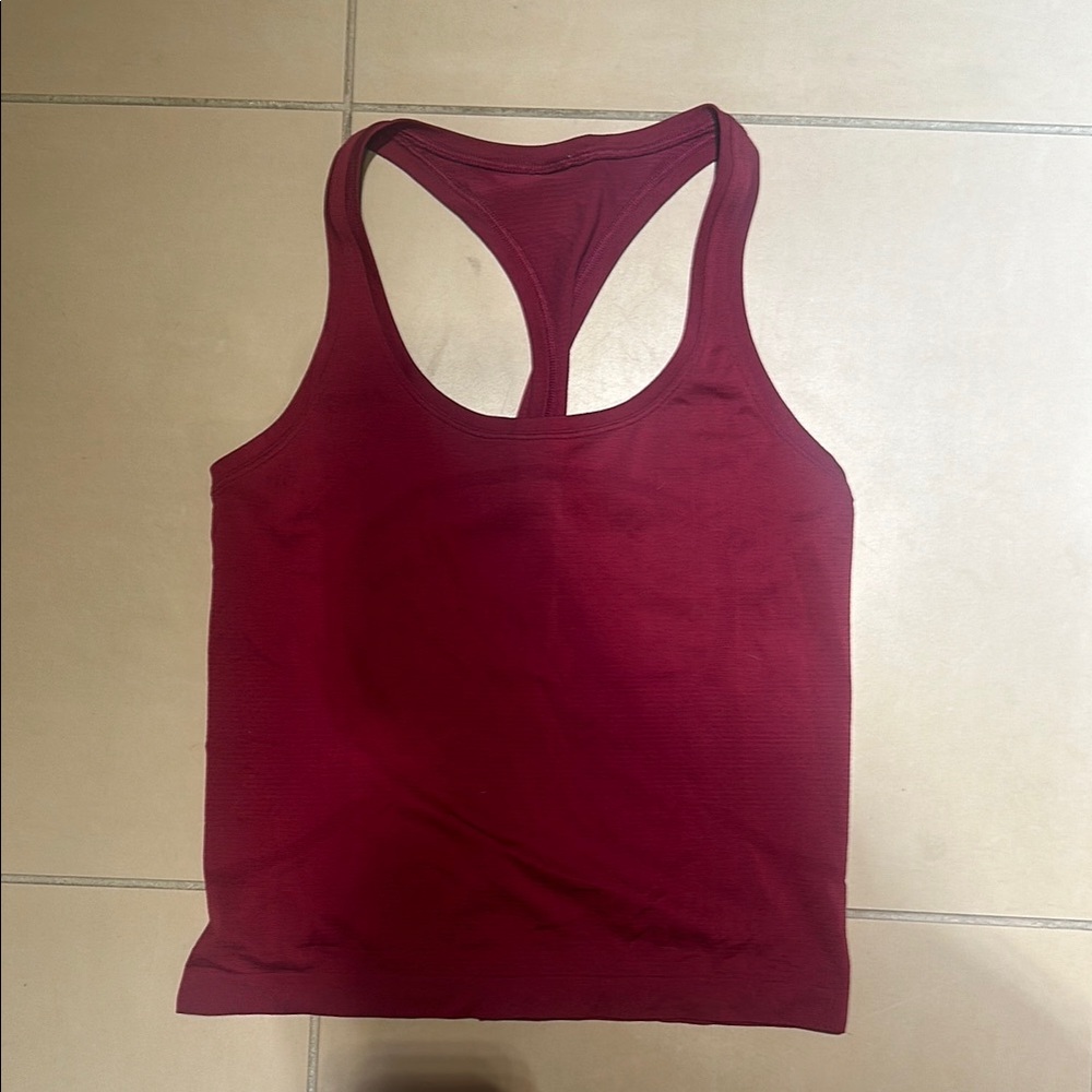 Lululemon Women's Burgundy Tank Top